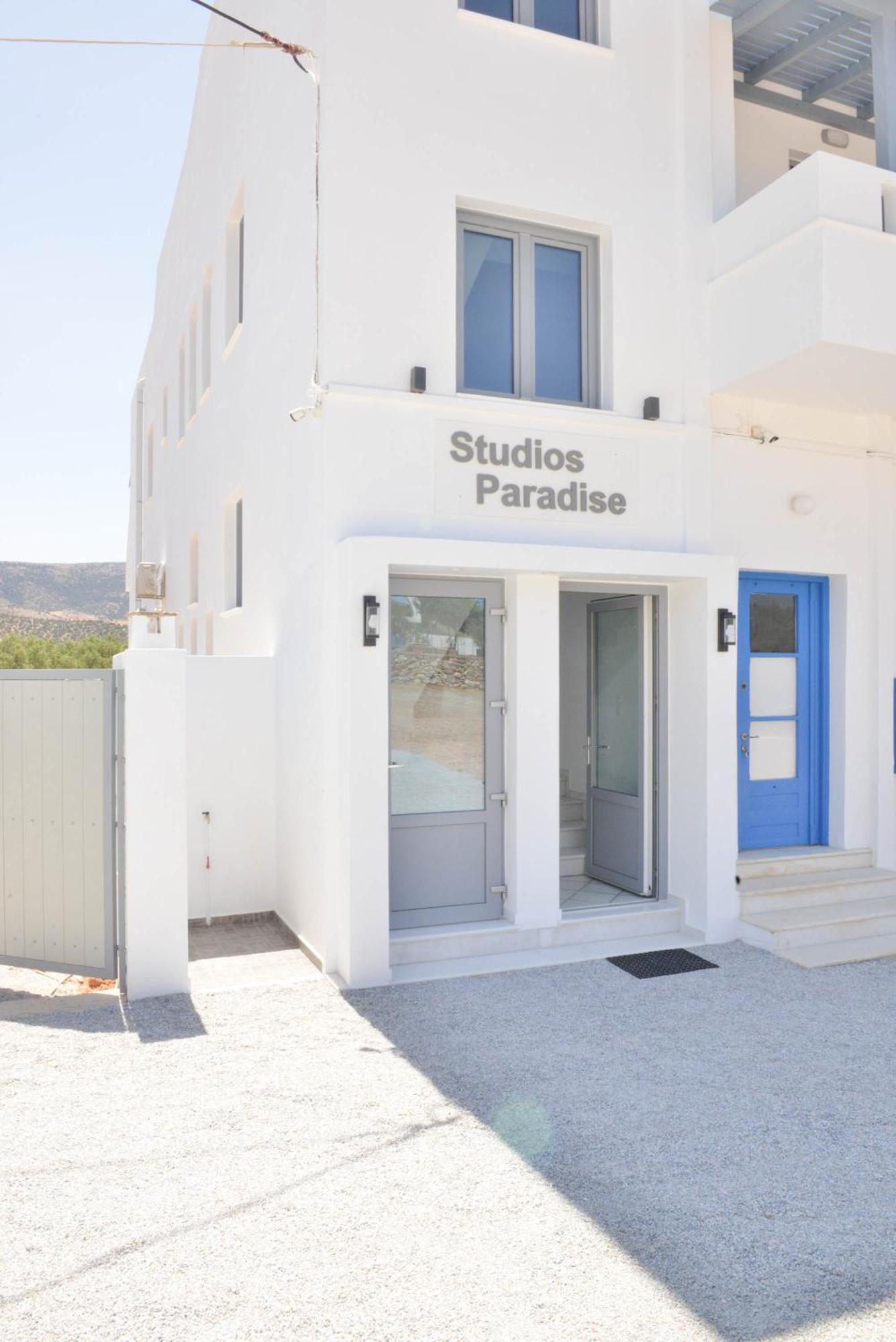 Paradise Studios Agiassos Bagian luar foto